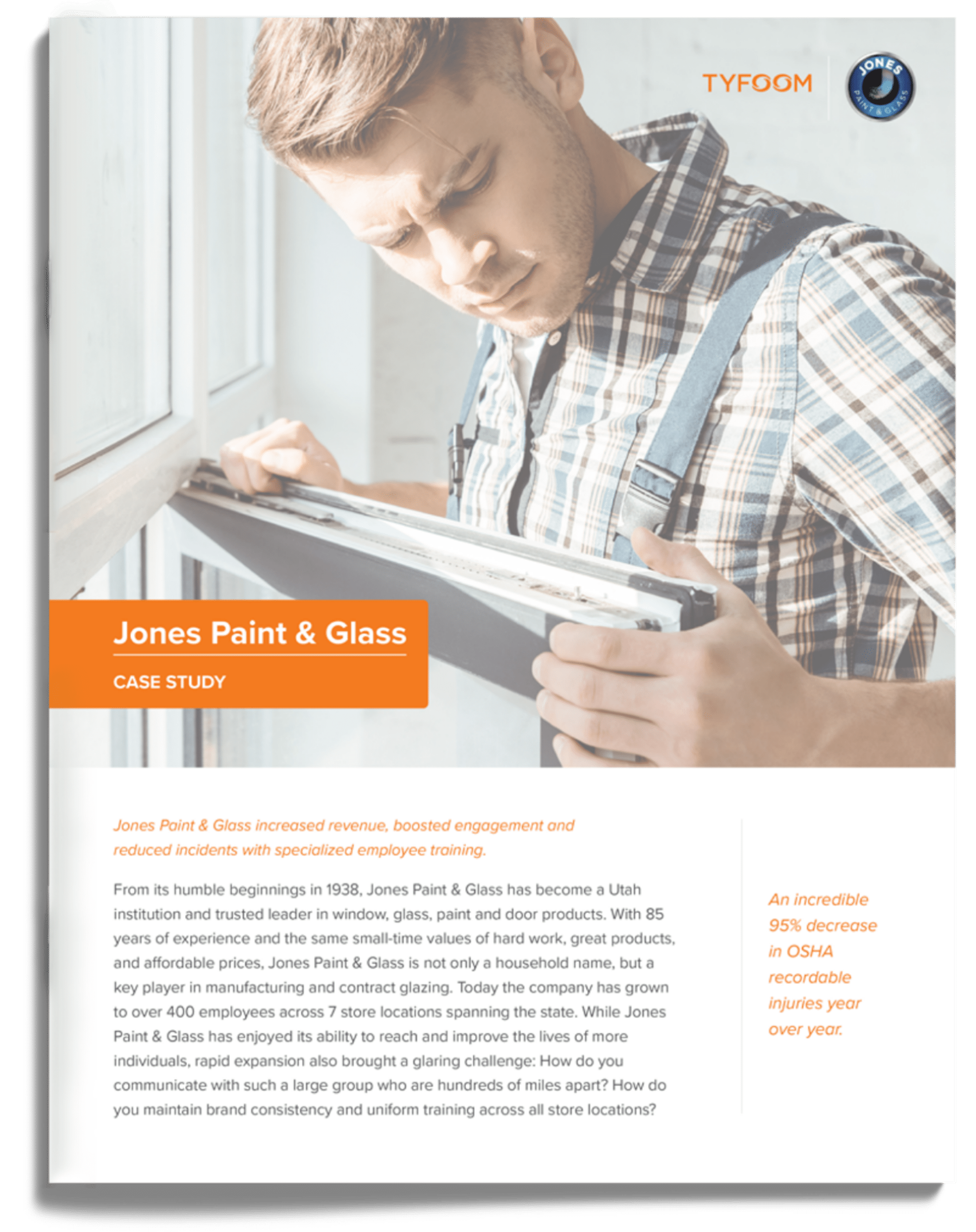 Jones Paint Case Study Cover 5 Jones Paint and Glass Case Study