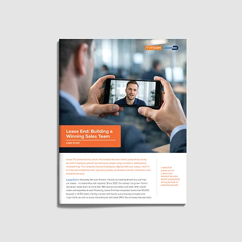 Case Study: Lease End, Building a Winning Sales Team