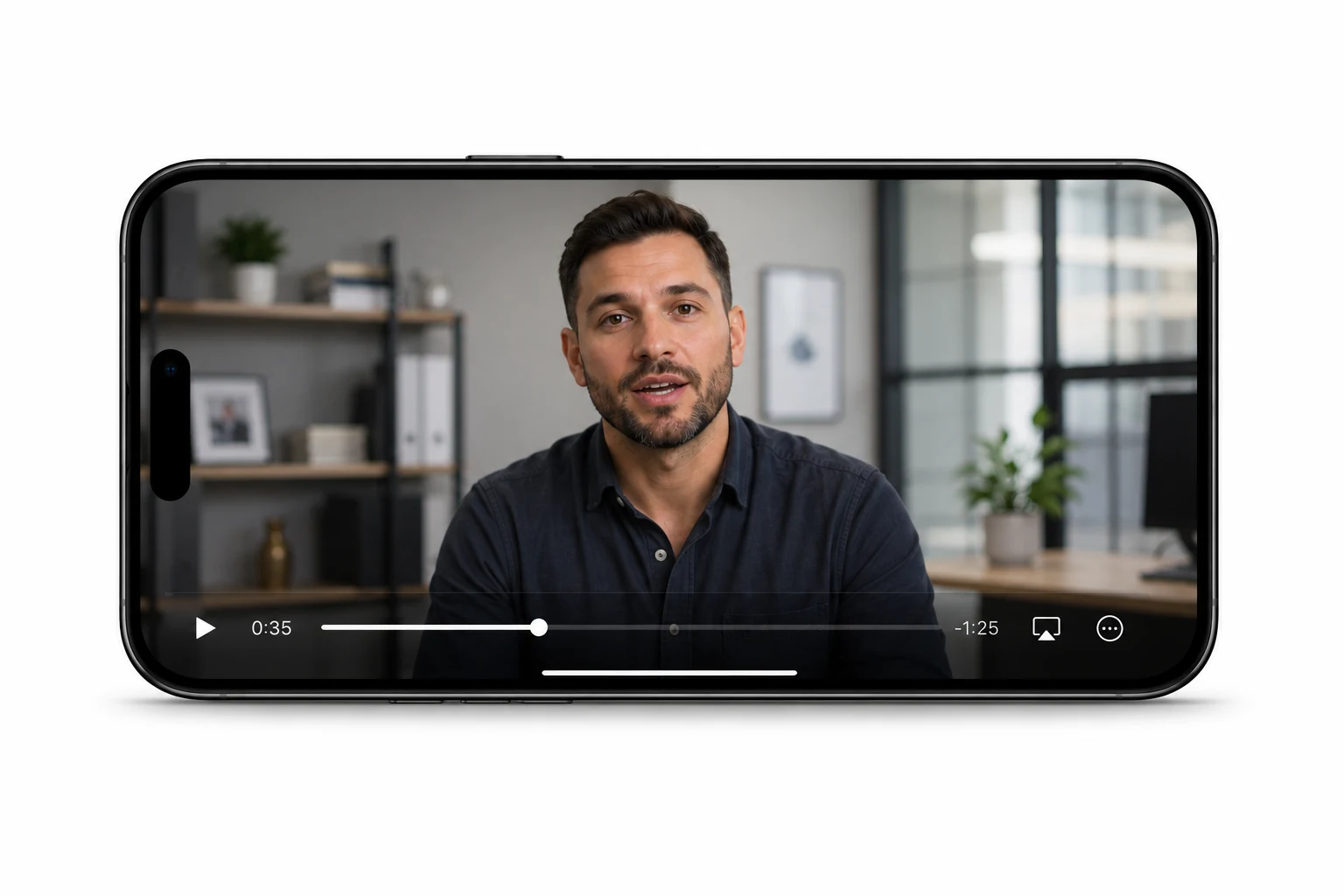 Person using Tyfoom on mobile device